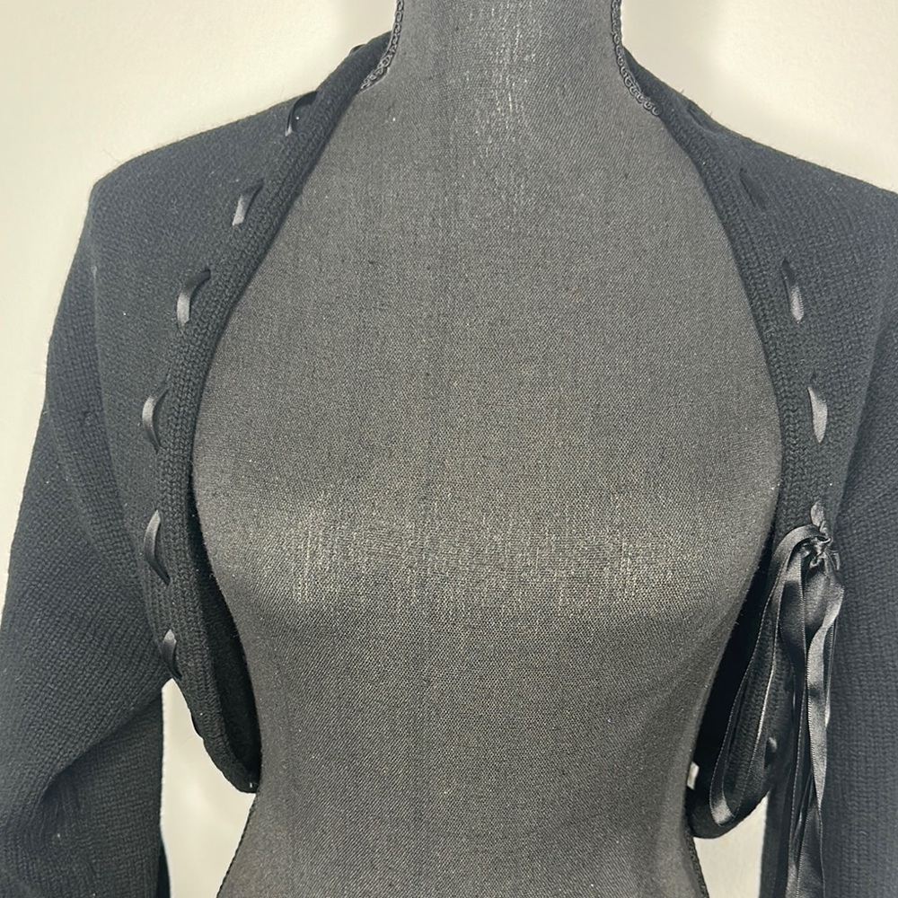 DKNY Black Trendy Sweater Valero Swing - Picture 6 of 11